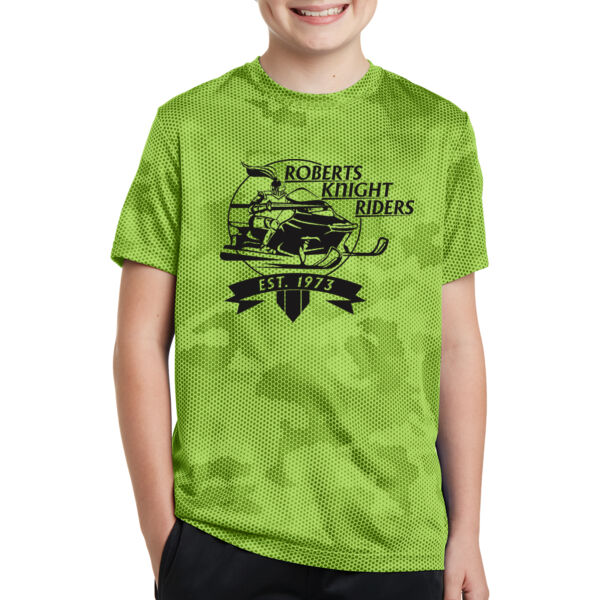 Sport-Tek® Youth CamoHex Tee - Printed Logo Thumbnail