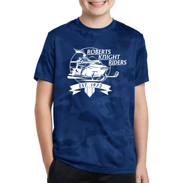 Sport-Tek® Youth CamoHex Tee - Printed Logo Thumbnail