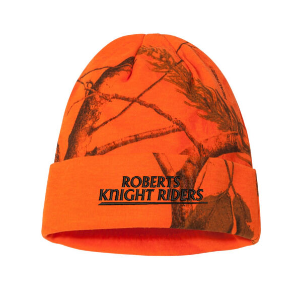 Kati - 12" Camo Knit Beanie - Embroidered Logo Thumbnail