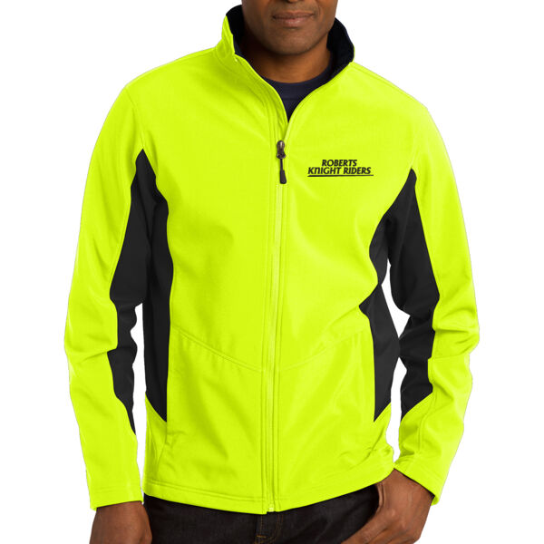 Port Authority® Core Colorblock Soft Shell Jacket - Embroidered Logo Thumbnail
