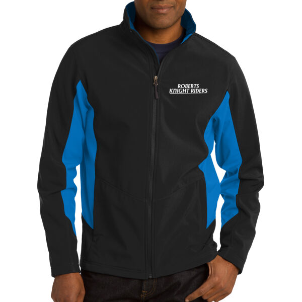 Port Authority® Core Colorblock Soft Shell Jacket - Embroidered Logo Thumbnail