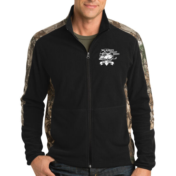 Port Authority® Camouflage Microfleece Full-Zip Jacket - Embroidered Logo Thumbnail
