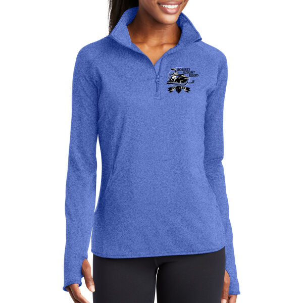 Sport-Tek® Ladies Sport-Wick® Stretch 1/2-Zip Pullover Thumbnail