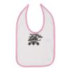 Infant Contrast Trim Premium Jersey Bib Thumbnail