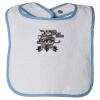 Infant Contrast Trim Terry Bib Thumbnail