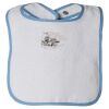 Infant Contrast Trim Terry Bib Thumbnail
