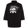 Ten Pearl Button Black Chef Coat Thumbnail